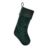 CANVAS Canadian Christmas Collection Traditional Stocking, Green, 22-in Front_Flat