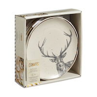 CANVAS Festive Appetizer Plates, 4-pk Front_Three_Fourths_Angled_Right