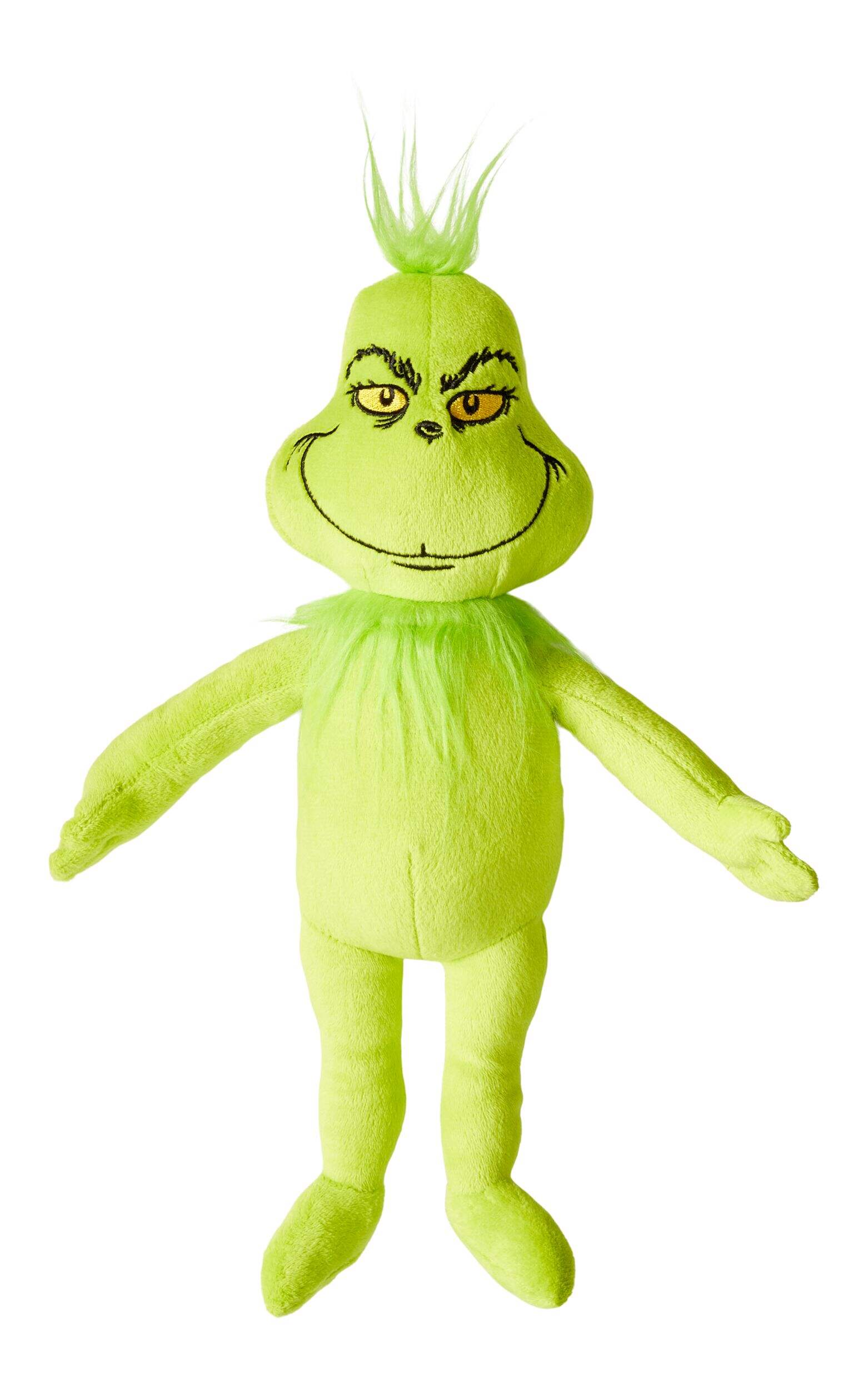 The Grinch Plush Character Cuddle Pillow & Throw Set, 180gsm Front_Flat