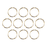 CANVAS 10 LED Battery Operated Christmas Hanging Decoration Micro Fairy Lights, Individual Fairy Lights, 3.3-ft each, 10-pk Front_Flat