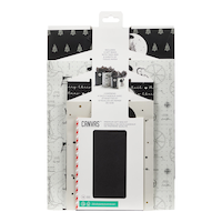 Sacs/papier de soie/étiquettes CANVAS, C'est la belle nuit de Noël, paq. 4