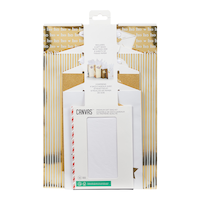 CANVAS Holiday Gift Bag Kit, 4 Bags with Tissue Paper and Tags, Golden Moments