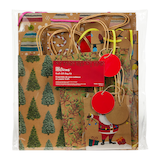 For Living Kraft Holiday Gift Bags, Multi Sizes, 8-pk Front_Flat