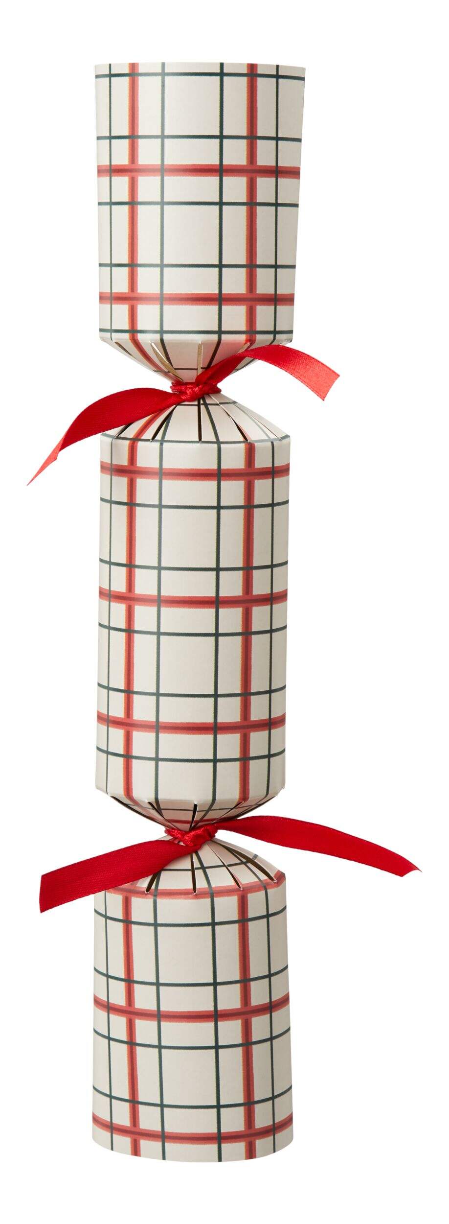 For Living Christmas Crackers, Red Truck & Plaid, 12-pk Front_Flat