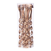 CANVAS Holiday Homecoming Trend Collection Bronze Victorian Metal Tinsel Christmas Ornament, 20-pc