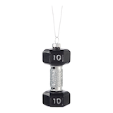 CANVAS Merry Mingle Collection Dumbbell Christmas Ornament, 3.6-in Front_Flat