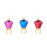 CANVAS Merry Mingle Collection Candy Ring Christmas Ornament, Assorted Colours
