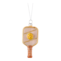 CANVAS Merry Mingle Collection Glass Pickleball Paddle & Ball Christmas Ornament, 4-in