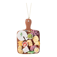 CANVAS Merry Mingle Collection Charcuterie Board Christmas Ornament, 4-in