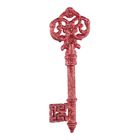 CANVAS Santa's Workshop Collection Red Magic Key, 5.7-in Front_Flat