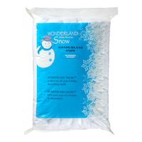 Décoration de Noël neige en vrac artificielle, blanc, 16 oz