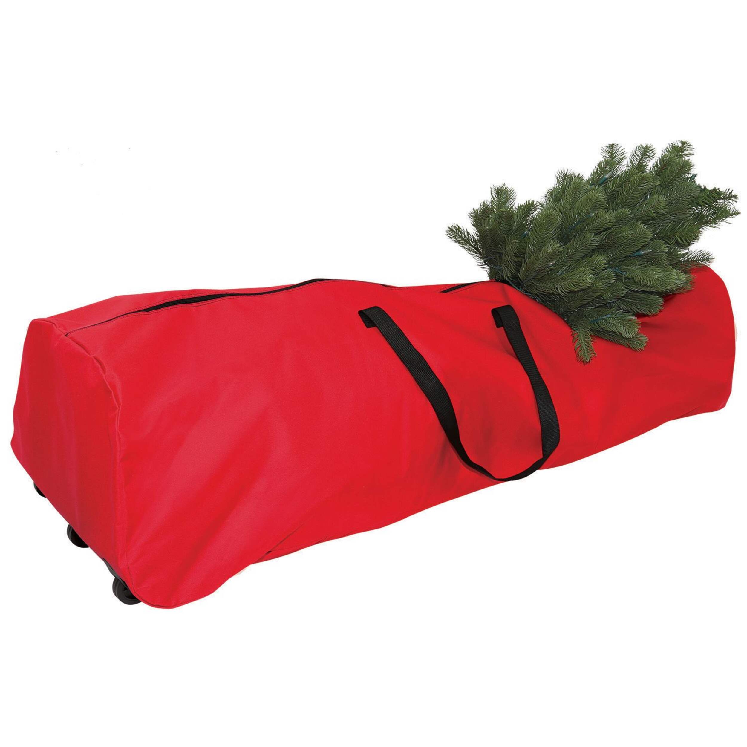 Simple Living Solutions Premium Rolling Christmas Tree Storage Bag with Carry Handles, 7-1/2-ft Front_Angled_Right