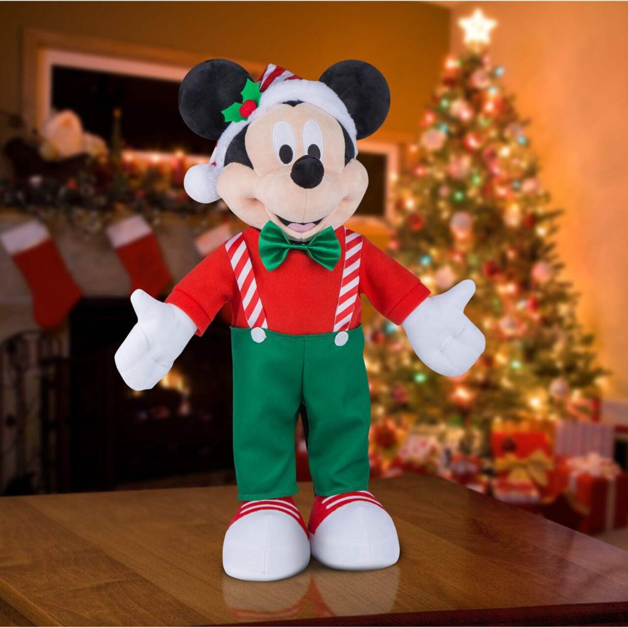 Disney - Décoration de Noël Mickey Greeter, 20 po