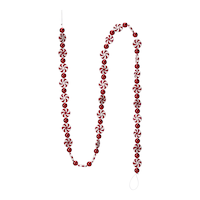 Guirlande de boules menthe poivrée CANVAS père Noël Front_Flat