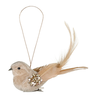 CANVAS White Christmas Collection Bird with Clip, 1.9-in Side_Left