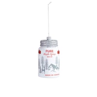 CANVAS Red Collection Maple Syrup Container Ornament Front_Flat