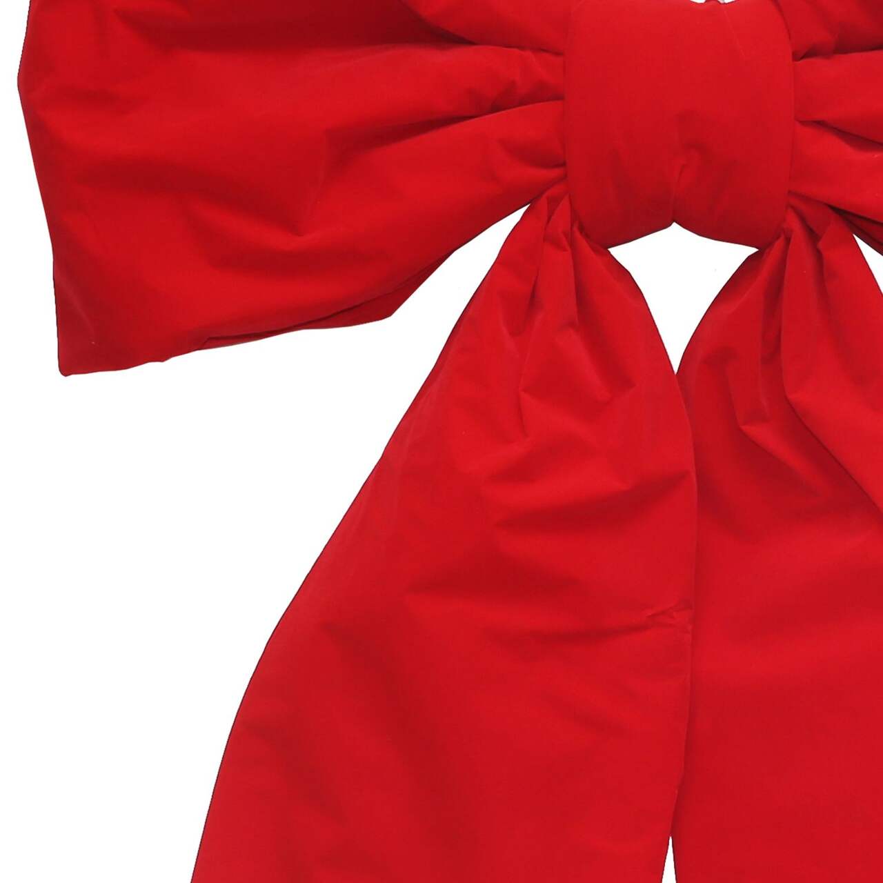 For Living Fabric Christmas Decoration Bow Large, Red, 48 x 6-in