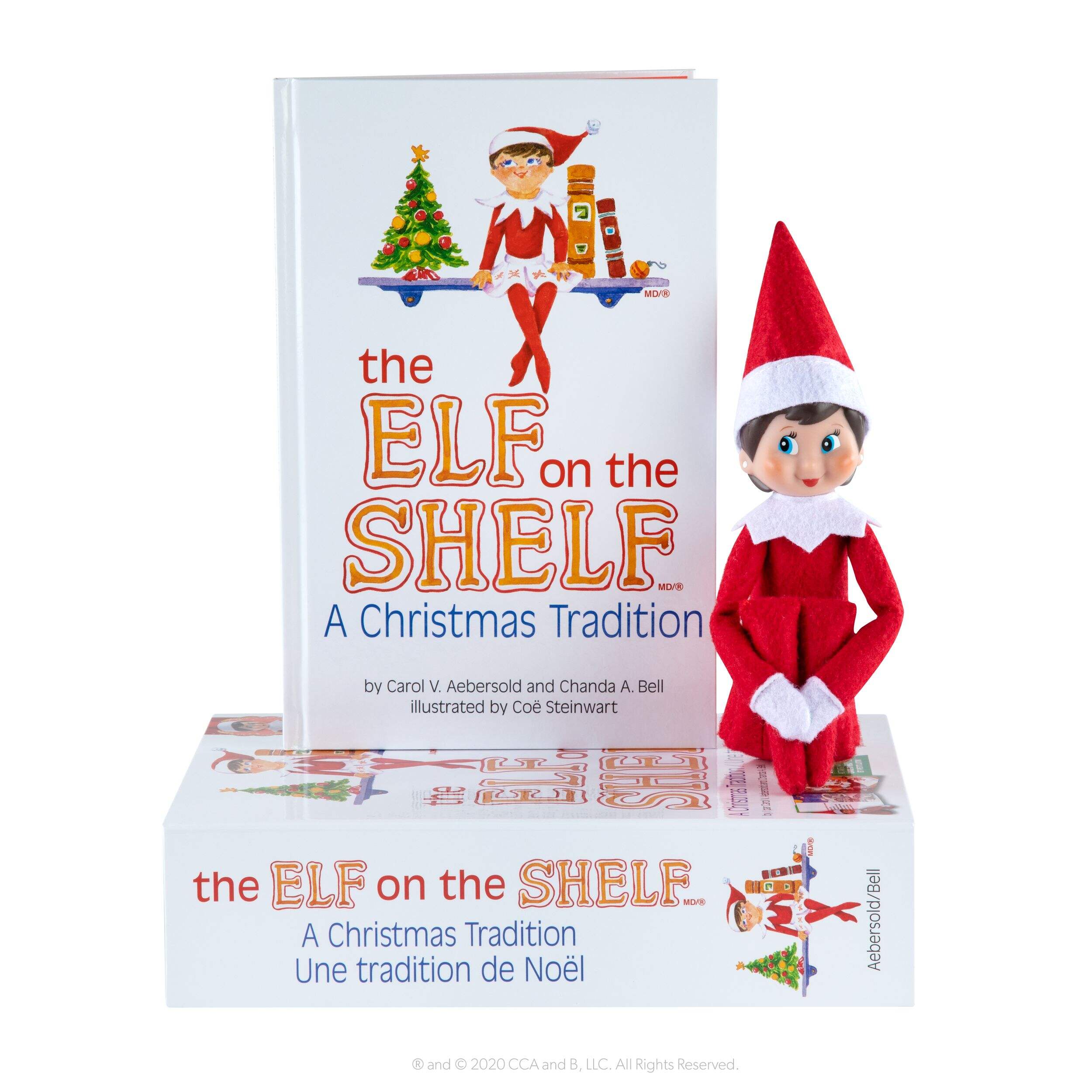 The Elf on the Shelf®: A Christmas Tradition - Blue-Eyed Girl Elf Front_Elevated