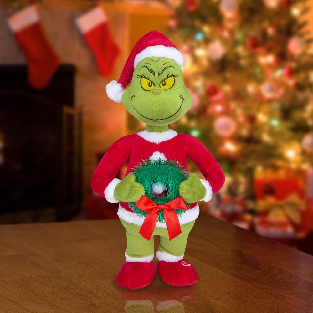 Singing 2024 grinch plush