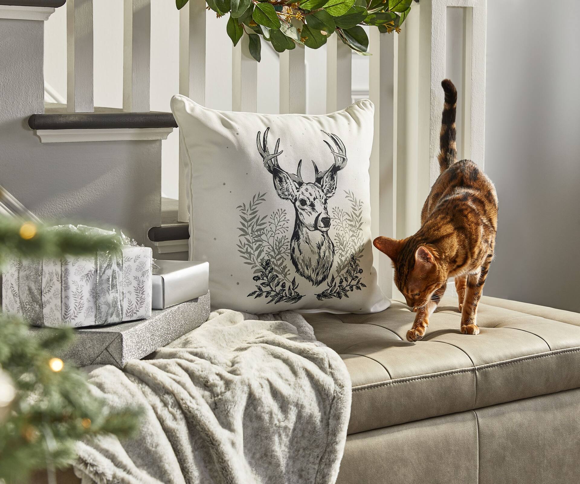 Stag sales head pillows