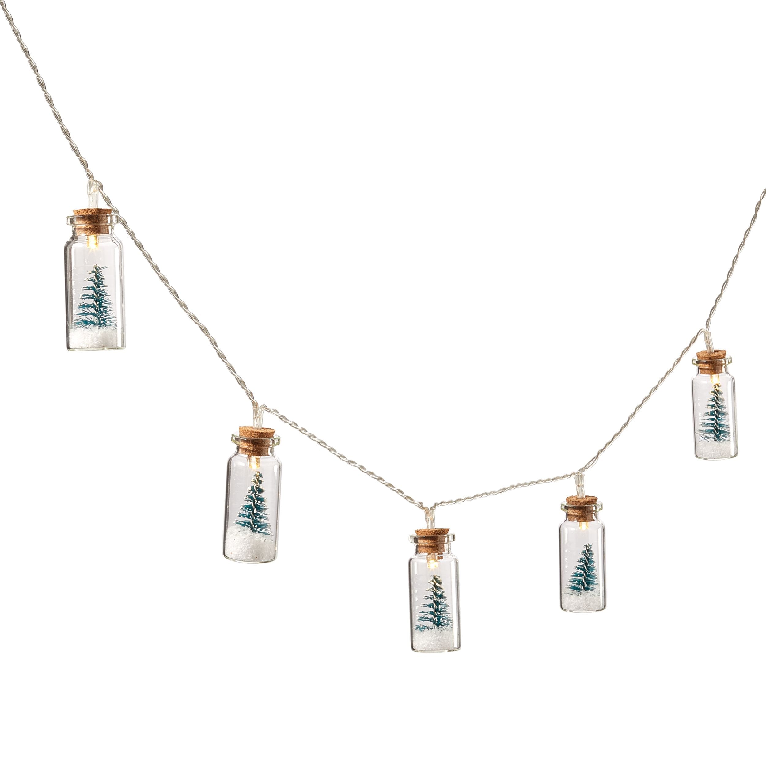 CANVAS Batteryoperated Christmas Decoration Bottle Brush String Light