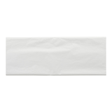 For Living Christmas Decoration Tissue Gift Wrap, White, 50-pc Overhead_Flat