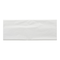 For Living Christmas Decoration Tissue Gift Wrap, White, 50-pc Overhead_Flat