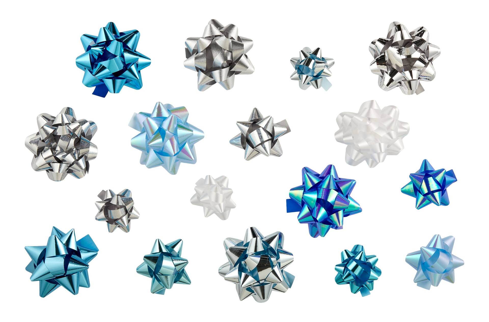 Décoration de Noël choux décoratifs For Living, bleu, paq. 25