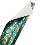 For Living Christmas Decoration Foil Gift Wrap, Mega Roll, Random Design, 65-sq.ft. CloseUp