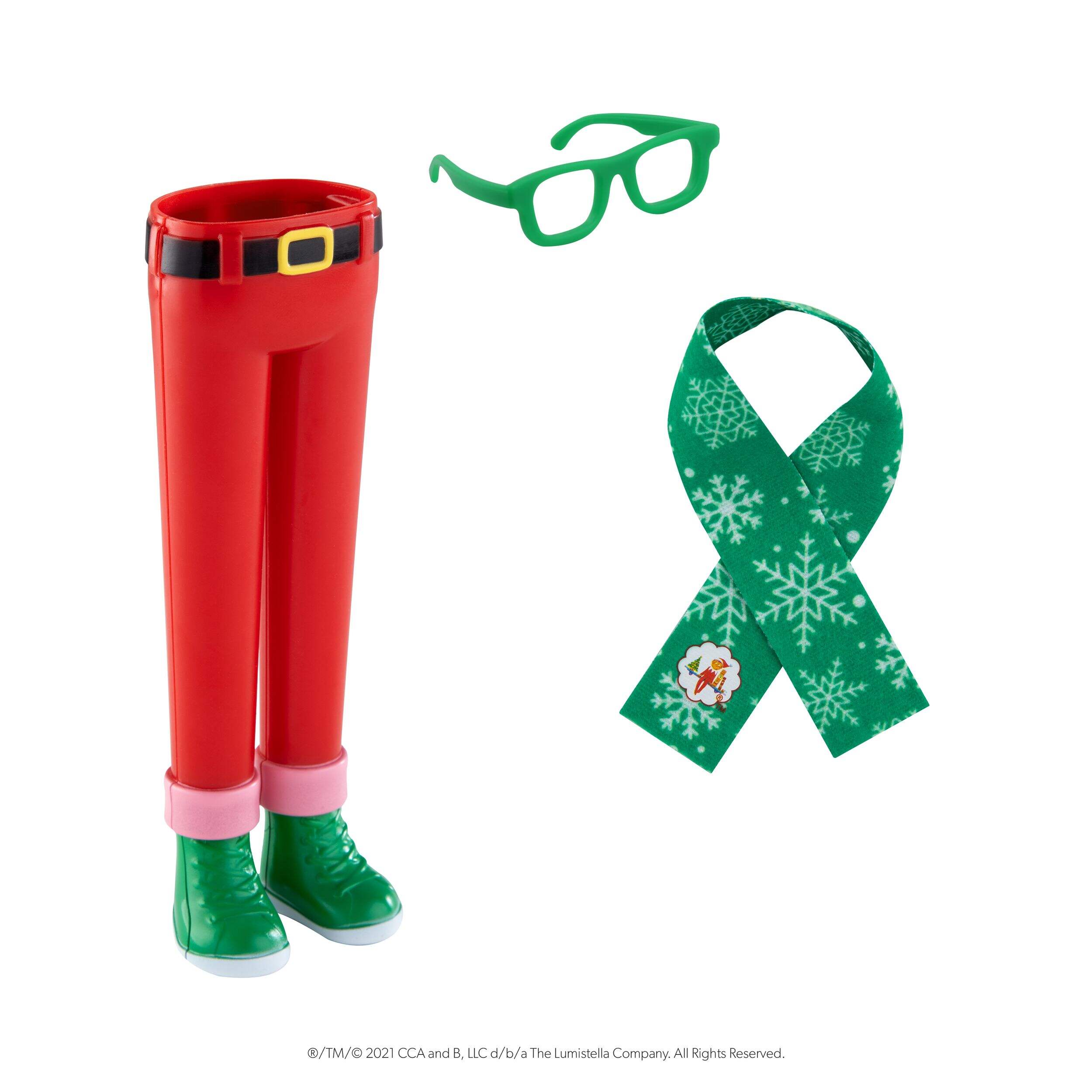 The Elf on the Shelf Christmas Couture Hipster Composite_or_Mixed