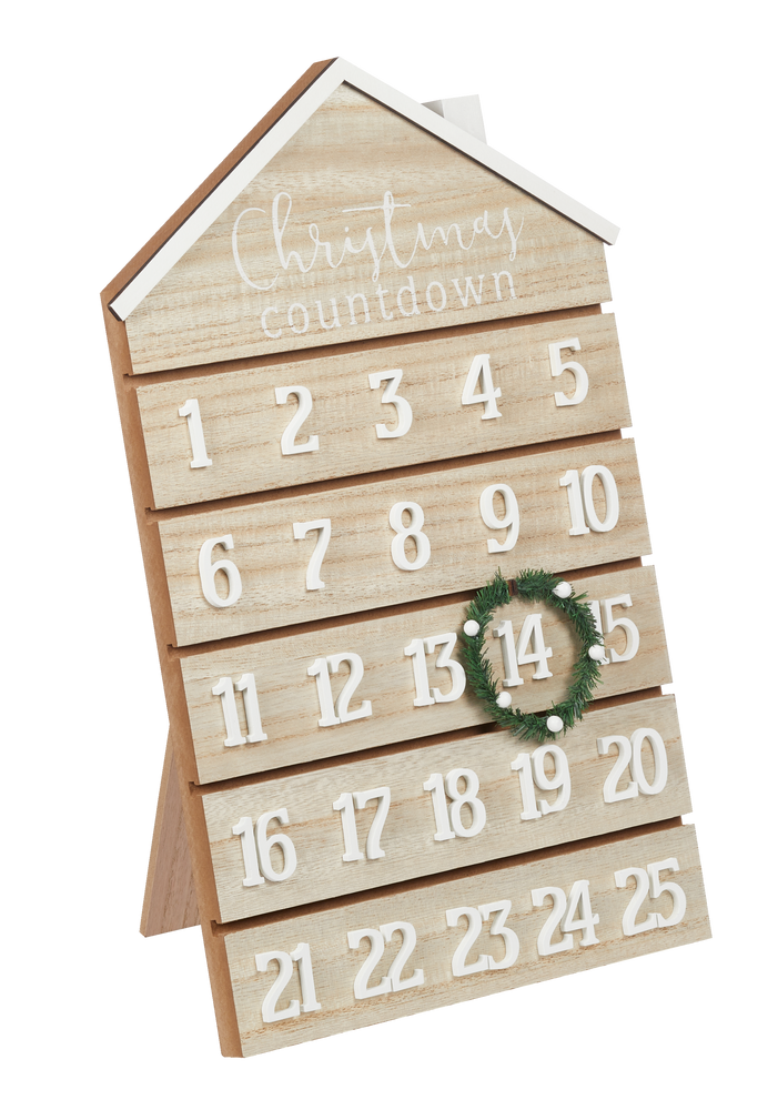 CANVAS Wooden Advent Calendar, Standing Canadian Tire