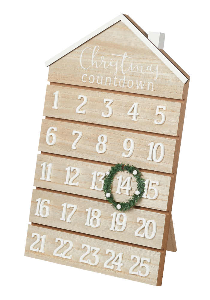 CANVAS Wooden Advent Calendar, Standing Canadian Tire