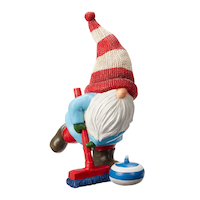 For Living Curling Resin Gnome, 12-in Front_Three_Fourths_Angled_Right