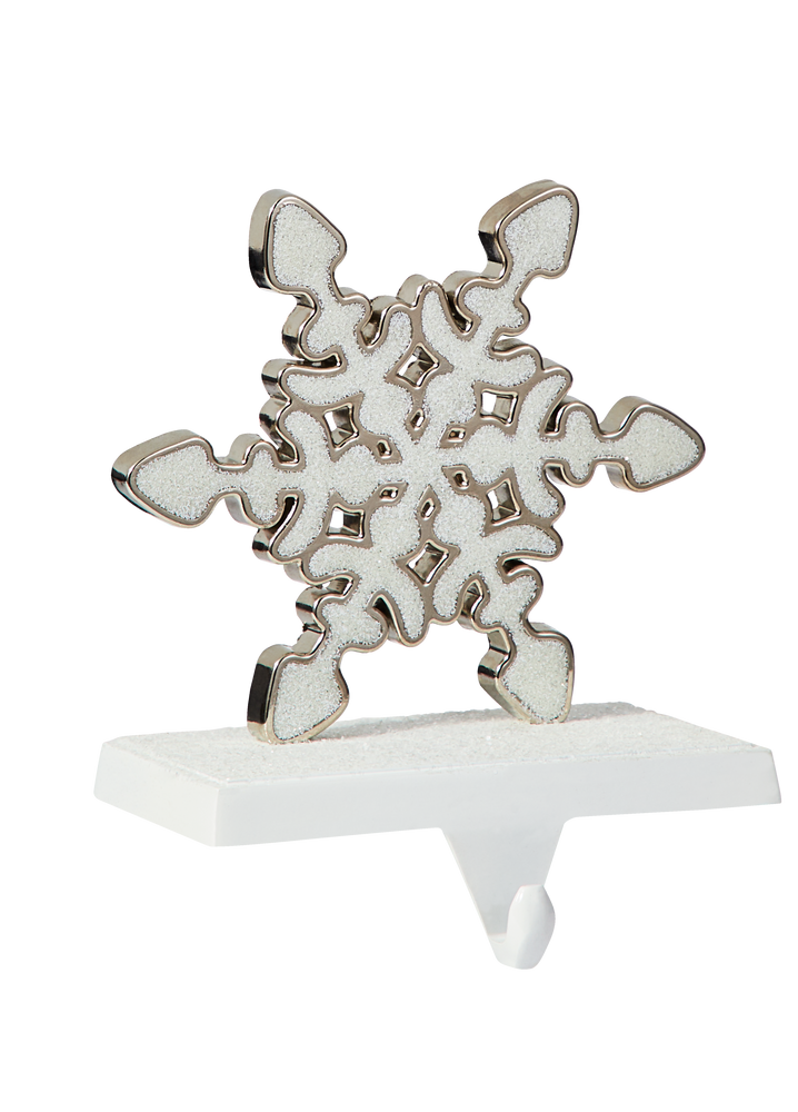 CANVAS White Snowflake Stocking Holder Canadian Tire