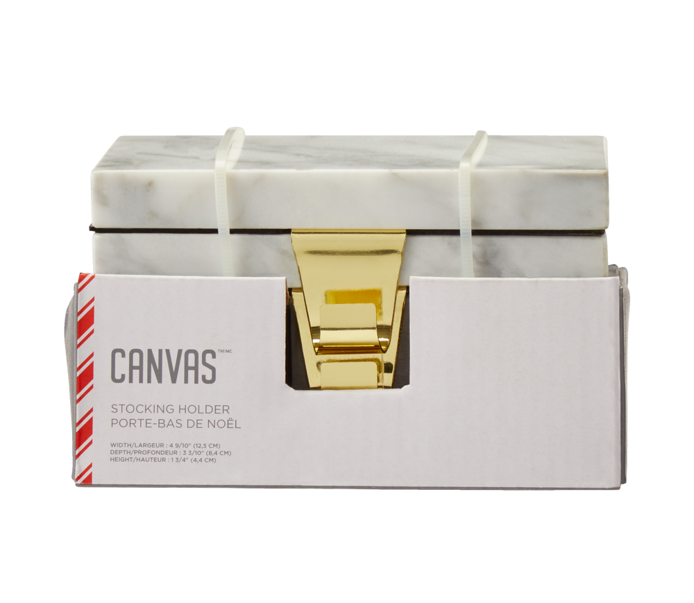 CANVAS Marble Stocking Holder Canadian Tire