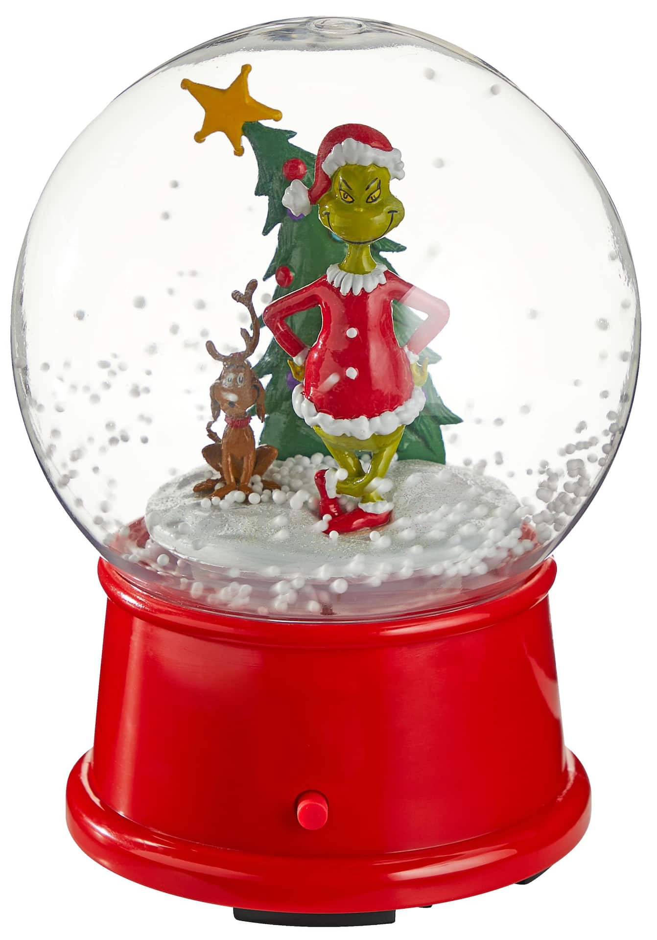 Tire　Gemmy　Grinch　Battery-operated　Snow　Globe　Canadian