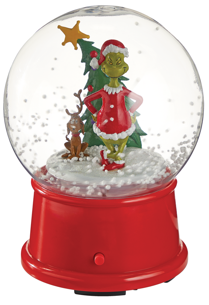 Gemmy Battery-operated Grinch Snow Globe | Canadian Tire