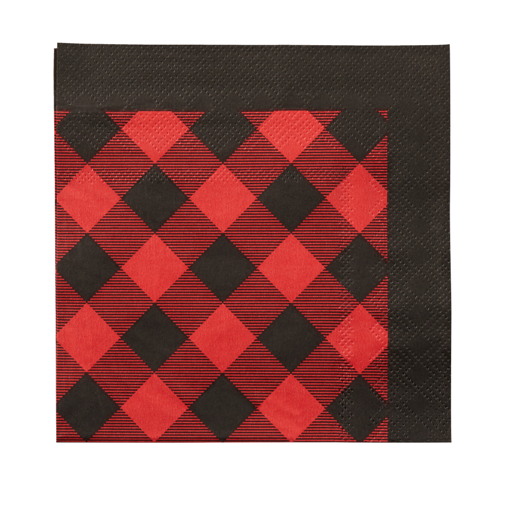 Sophistiplate Buffalo Check 3Ply Cocktail Napkin, 20pk Canadian Tire