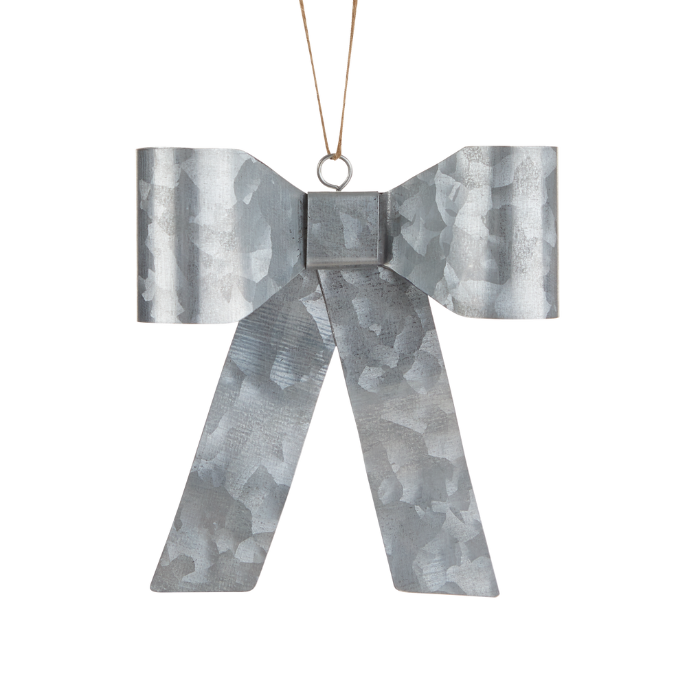 CANVAS Countryside Christmas Galvanized Metal Bow Ornament Canadian Tire