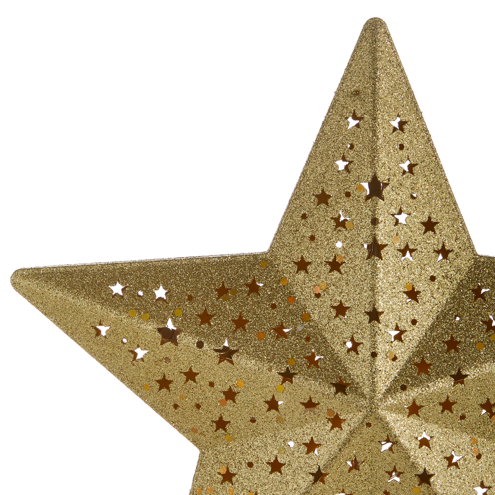 CANVAS PreLit Gold Metal Star Tree Topper Canadian Tire