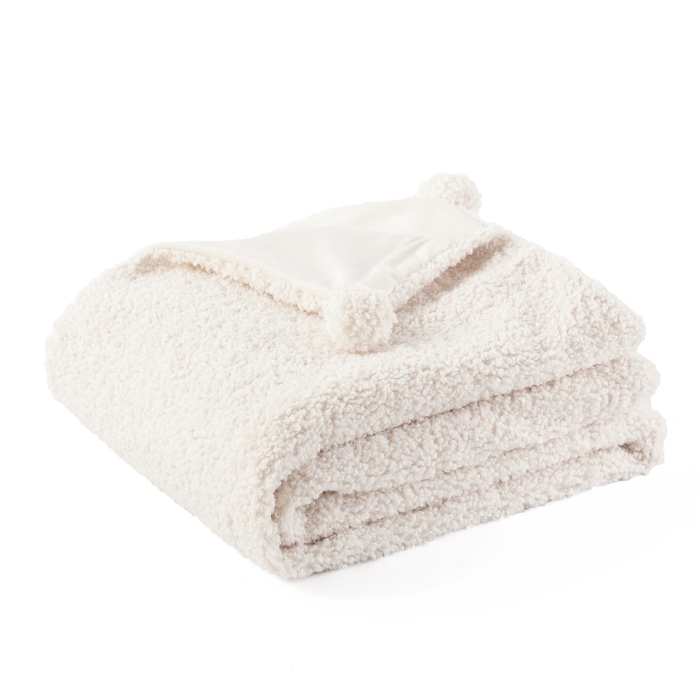 Jillian Harris X CANVAS White Sherpa Throw, 50in x 60in Canadian Tire