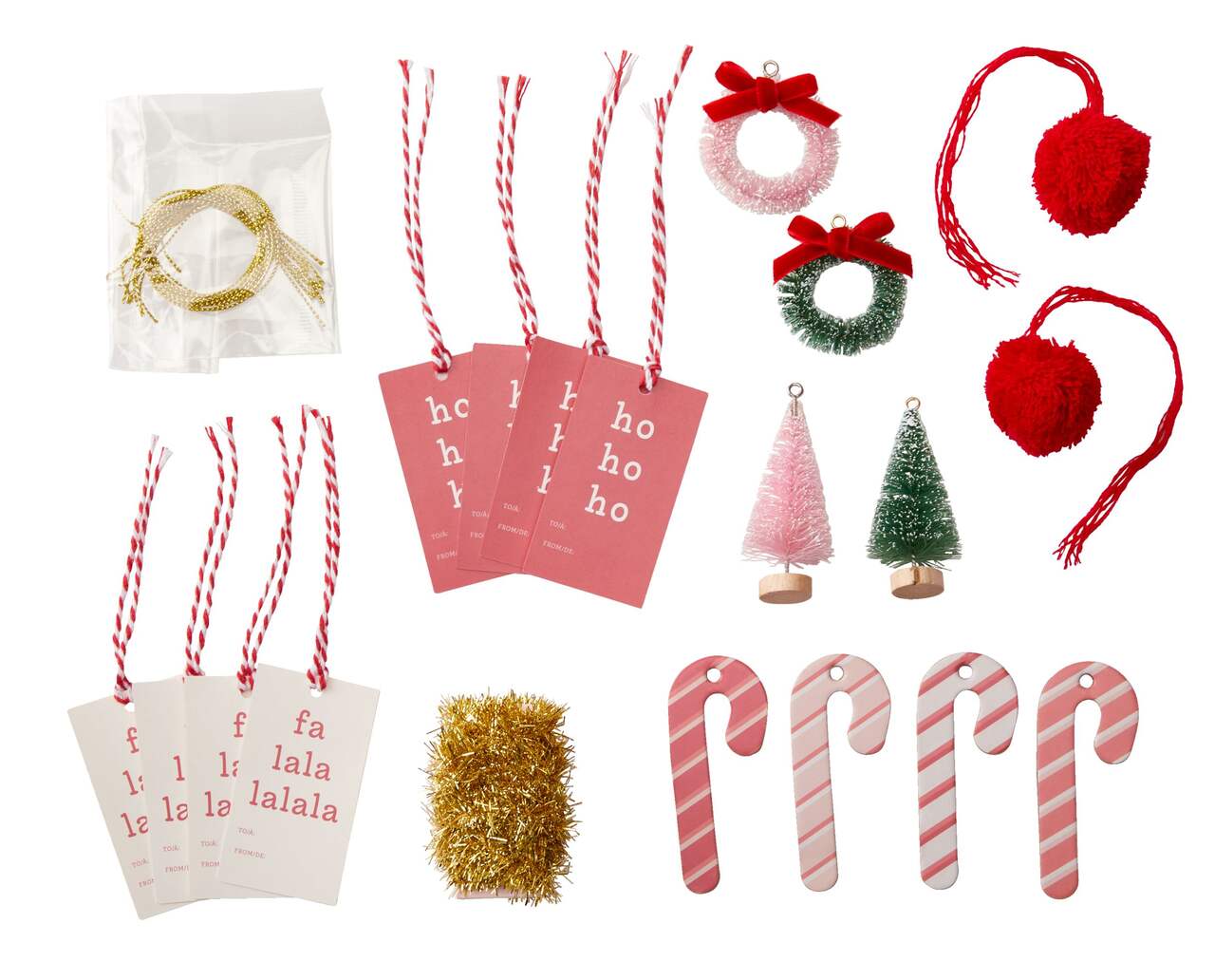 5 pièces Corde d'emballage cadeau Noël DIY, Mode en ligne