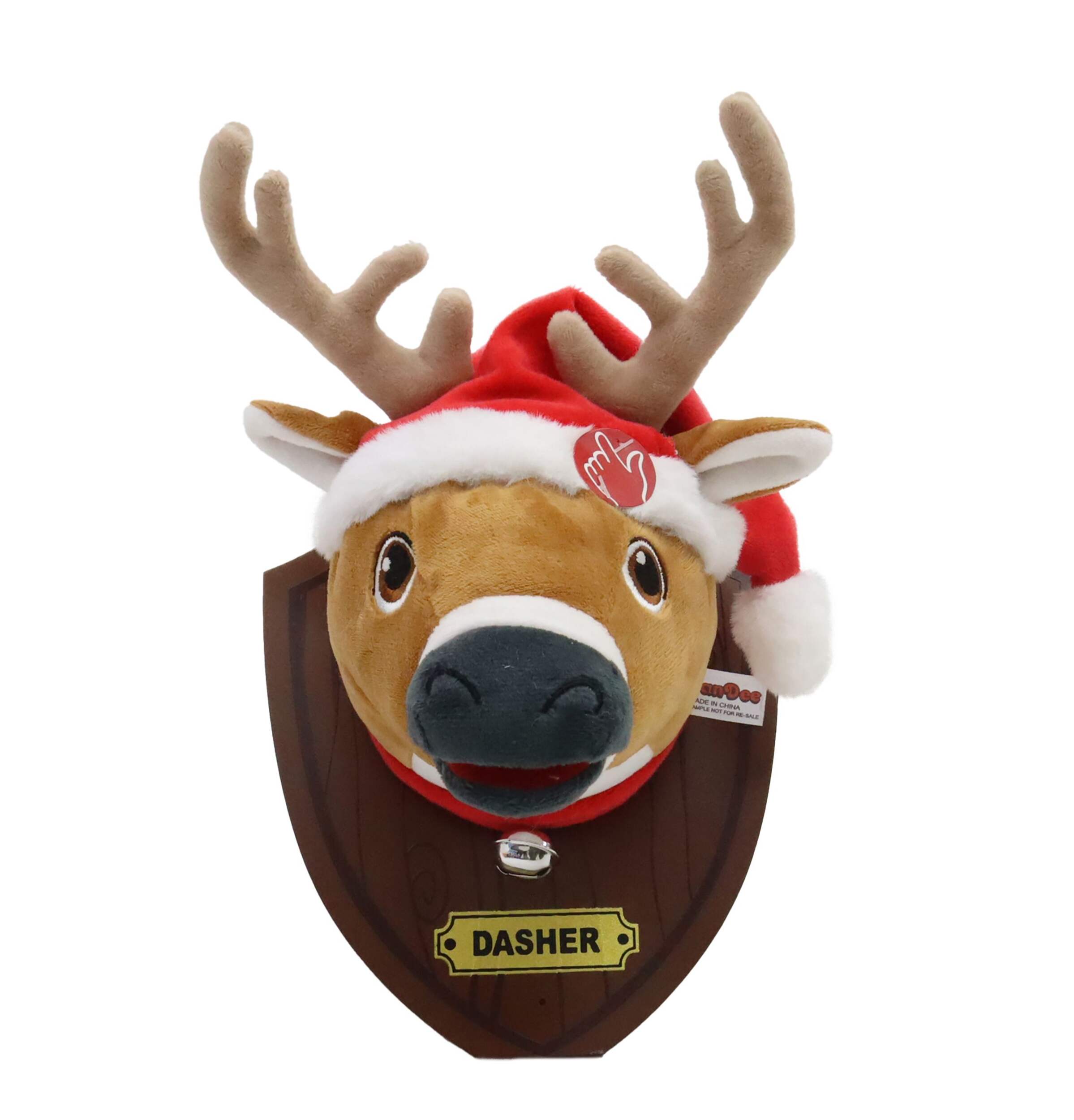 Montage de Noël renne animé, 10 po Front_Flat