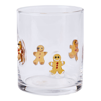 Verres à icône canne en bonbon et bonhomme de pain d'épice CANVAS Collection Atelier du père Noël, paq. 2 Front_Elevated