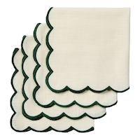 CANVAS Holiday Homecoming Collection Square Cloth Napkins, 16-in, 4-pk