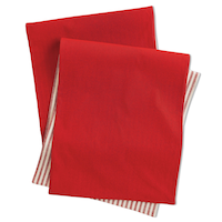 CANVAS Santa's Workshop Collection Striped Candy Cane Table Runner Christmas Decoration, 72x13-in