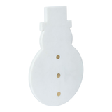 CANVAS Golden Moments Collection Snowman Marble Serving Tray Front_Angled_Right