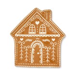 CANVAS Santa's Workshop Collection Gingerbread Serving Platter Front_Flat
