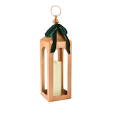 Lanterne en cuivre avec bougie CANVAS Collection Célébrations à la maison, 20 po Front_Angled_Right