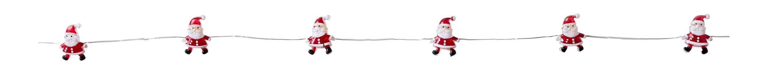 CANVAS Santa's Workshop Collection String Lights with Timer, 7-ft Front_Flat